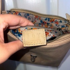 Light Brown adjustable cross body bag